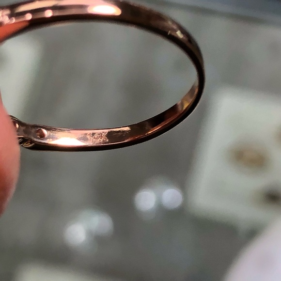 14k Rose Gold 1 Carat Moonstone Diamond Ring - Picture 8 of 9